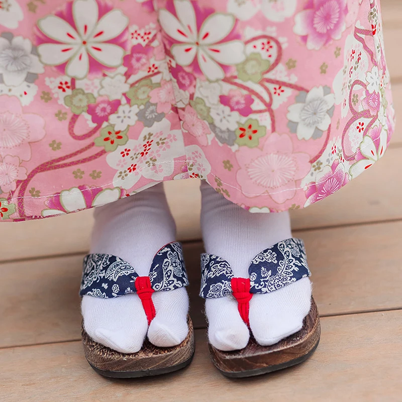 Japanese Style Tabi Toe Socks Summer Fiber Two Finger Socks Black Kimono Flip Flop Sandal Split Ninjia White Tabi Toe Socks