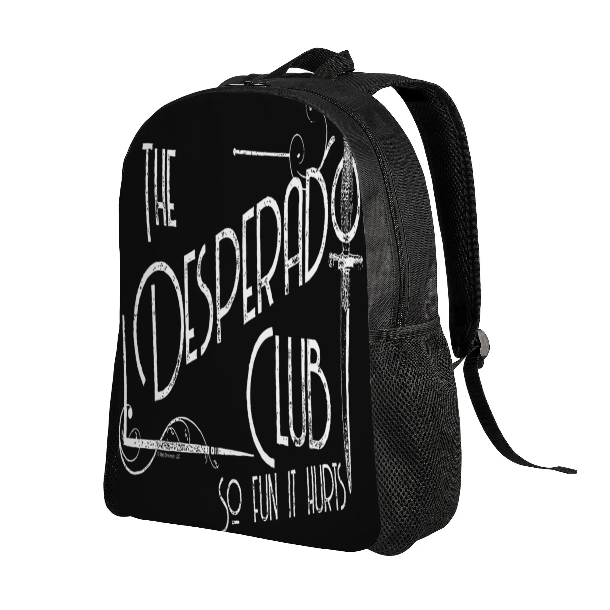The Desperado Club Backpack  Male Polyester Daily Backpacks Print Casual High School Bags Rucksack