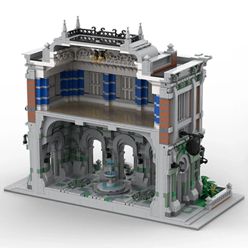 Moc Gebouw Bakstenen Stad Straat Uitzicht Model London Architectuur Technologie Modulaire Blokken Geschenken Speelgoed Voor Kinderen Diy Assemblage