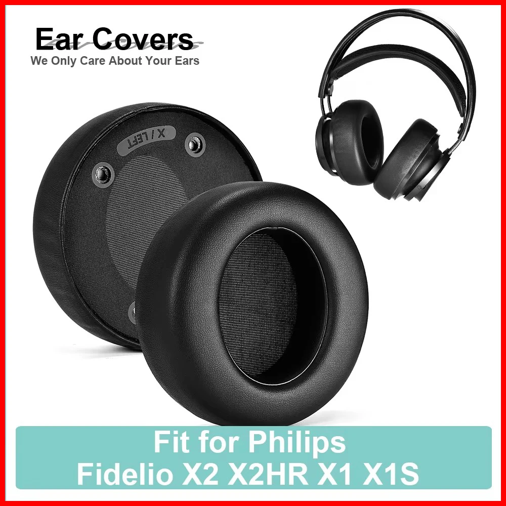 Амбушюры для Philips Fidelio X2 X2HR X1 X1S, сменные амбушюры для наушников, сетчатые тканевые чехлы с эффектом памяти, мягкий протеин
