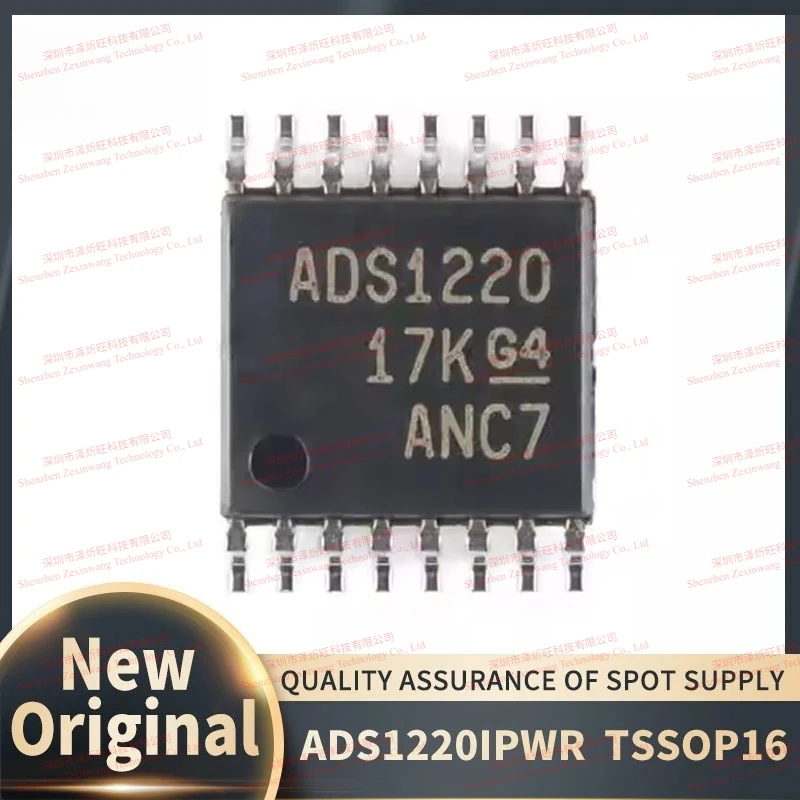 (10Pcs-50Pcs/Lot) 100% New Original ADS1220IPWR ADS1220IPW ADS1220 TSSOP-16 Chipset