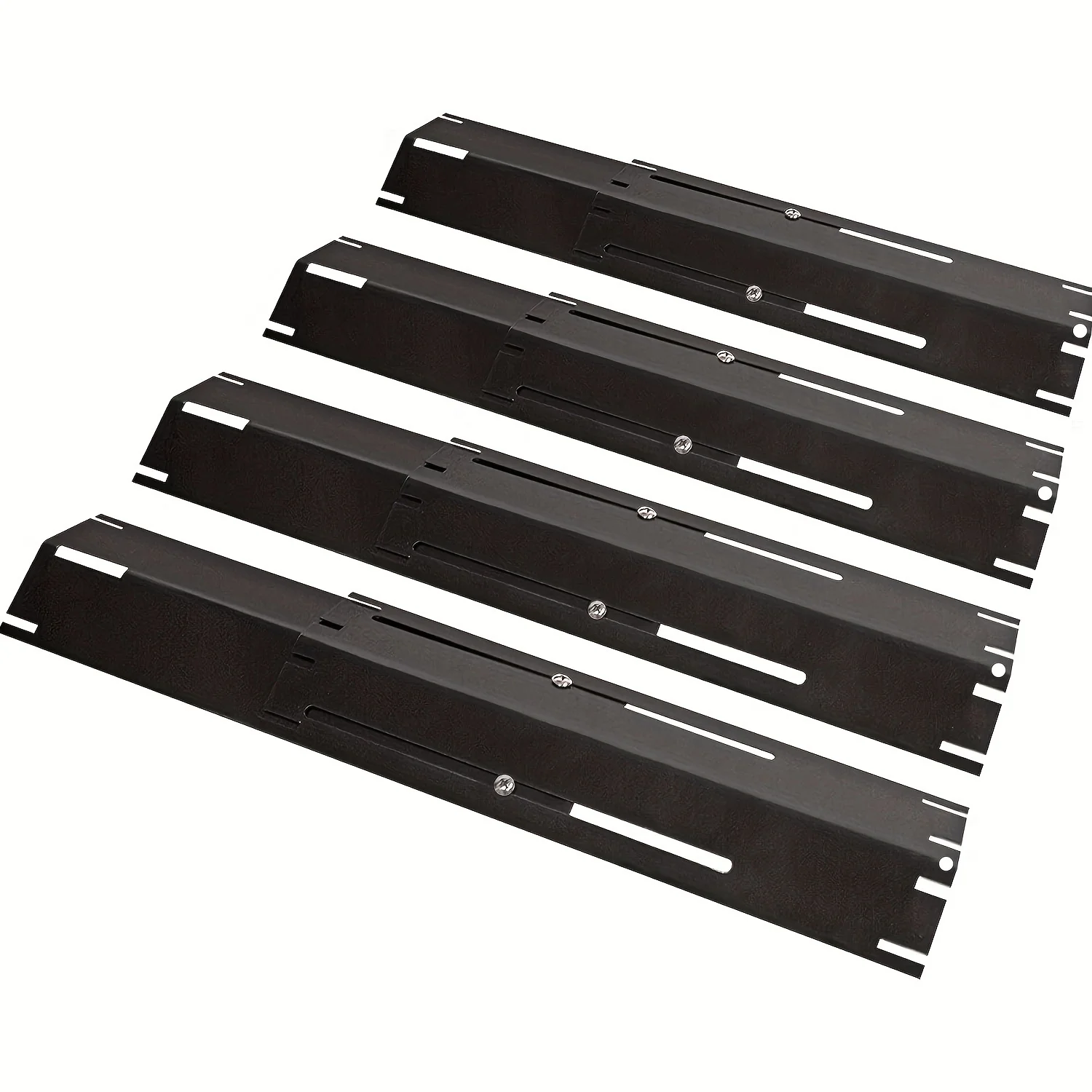 Universal Replacement Heavy Duty Adjustable Porcelain Steel Heat Plate Shield, Heat Tent, Flavorizer Bar, Burner Cover