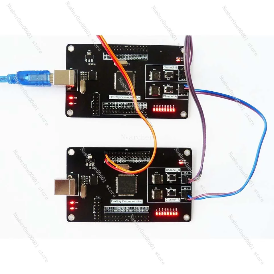 For Dual Communication Development Board FlexRay to Serial/CAN