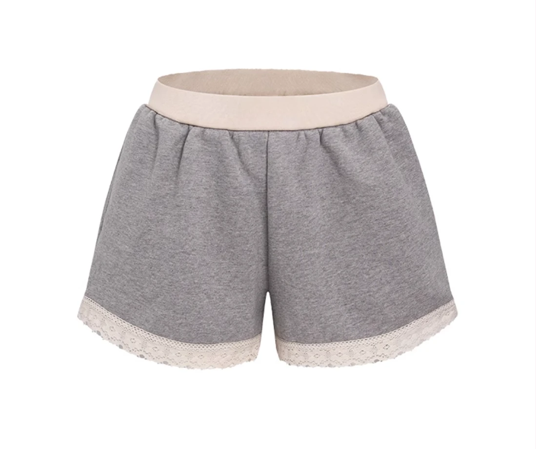 

Lace Lace Shorts Classic Versatile Loose Casual Skinny Chic Pants