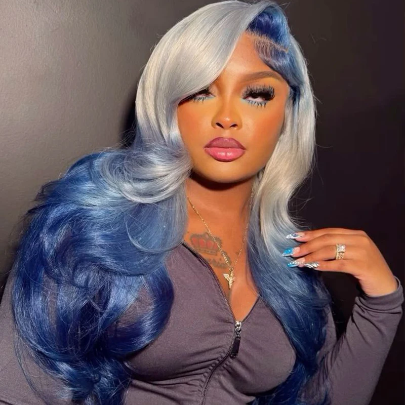 Cosplay Invisible Lace Melting Human Hair Wig Wear And Go Ample Hair Density Pre‑Plucked Glueless For Women Smooth Tangle‑Free