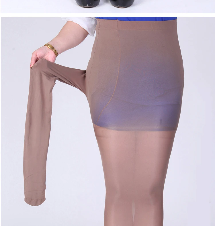Frauen Winter Dicke Strumpfhosen Plus Größe Neue 600d Anti Haken Reißen Strumpfhosen Beständig Super Elastische Große Opaque Farbe Weibliche 2023 – Detail 6