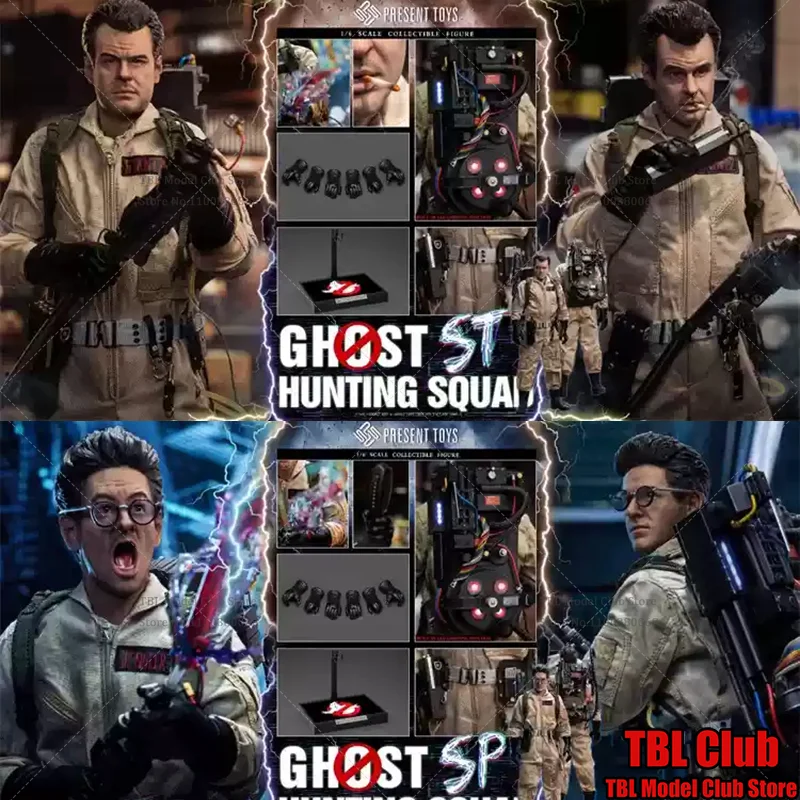 

PRESENT TOYS PT-sp77 PT-sp78 1/6 Scale Ghost Catcher Pete Aegon Supernatural Events 12-inch Full Set Action Figure Soldier Toys