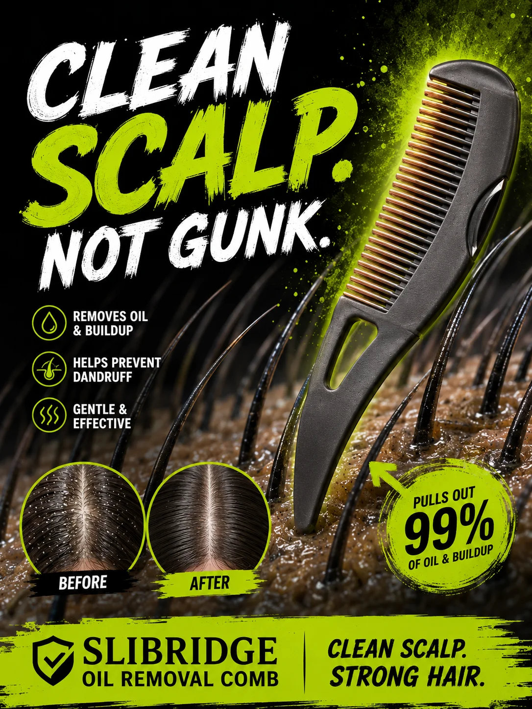 

Dandruff Removal Scalp Hair Combs Scalp massage comb Scalp oil removal comb Multifunctional comb Dressing Comb Self-Cleaning