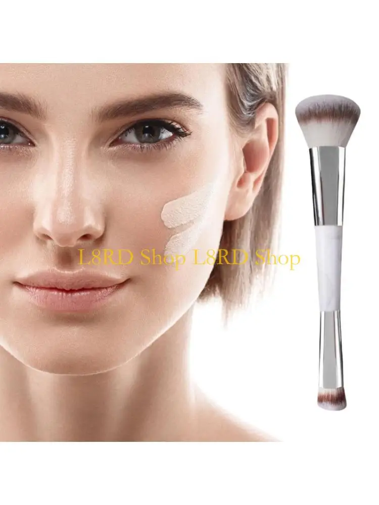 

L8RD Набор кистей для макияжа, двусторонние жидкие контуры для макияжа, пудра, румяна, консилер, кисть для теней для век, набор