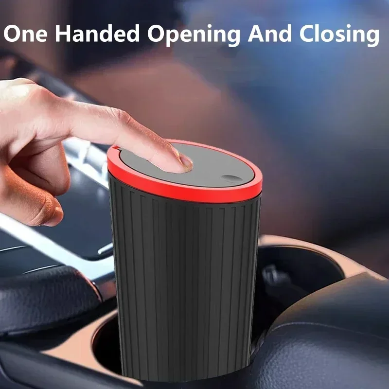 Auto Mülleimer Kann Mini Auto Staub Organizer Auto Innen Müll Tasche Müll Container Lagerung Box Eimer Auto Zubehör