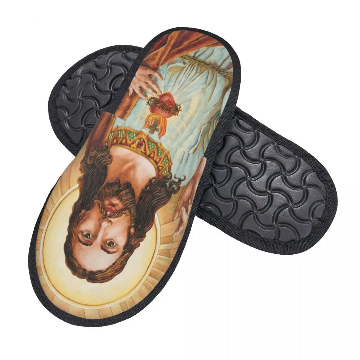 Jezus Christus Mannen Vrouwen Harige Slippers Mode Speciale Huis Slippers