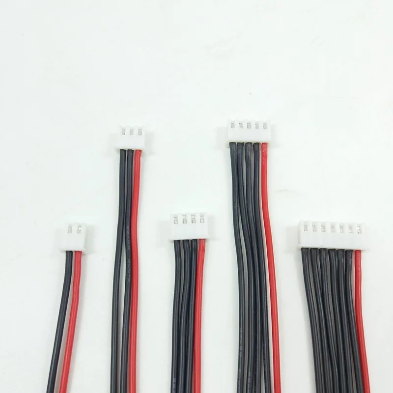 10pcs Imax B6 V2 1S 2s 3s 4s 5s 6s 8S lipo battery toy balance charger plug/connection wire 22AWG 15/20/30cm RC port wire parts