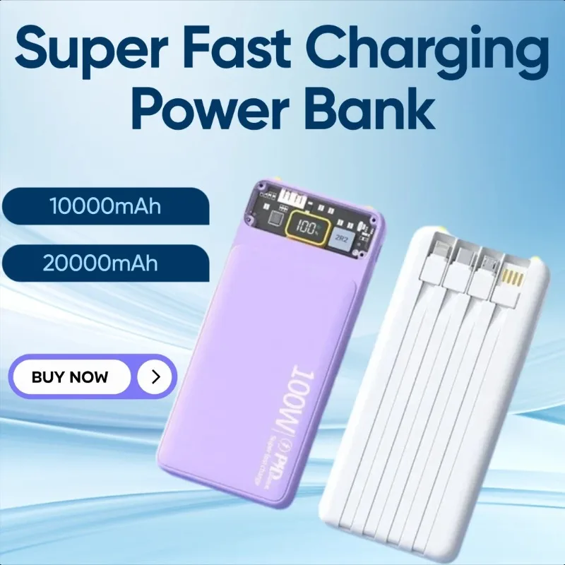 New PD22.5W Super Fast Charging Power Bank 20000mAh Large Capacity