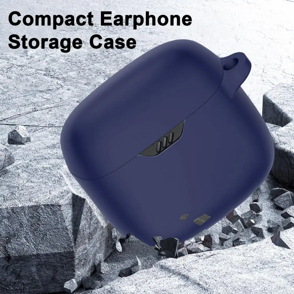 Silicone Headphone Cover 360 Degree Shockproof Impact Resistant Anti Scratch Portable Protective Case for JBL TUNE FL