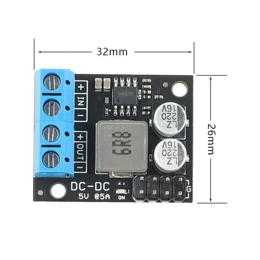 STM32 Servo Power Supply Synchronous Step-down Regulator SY8205 5V 5A Voltage Stabilizing Step-down Module Compatible Arduino