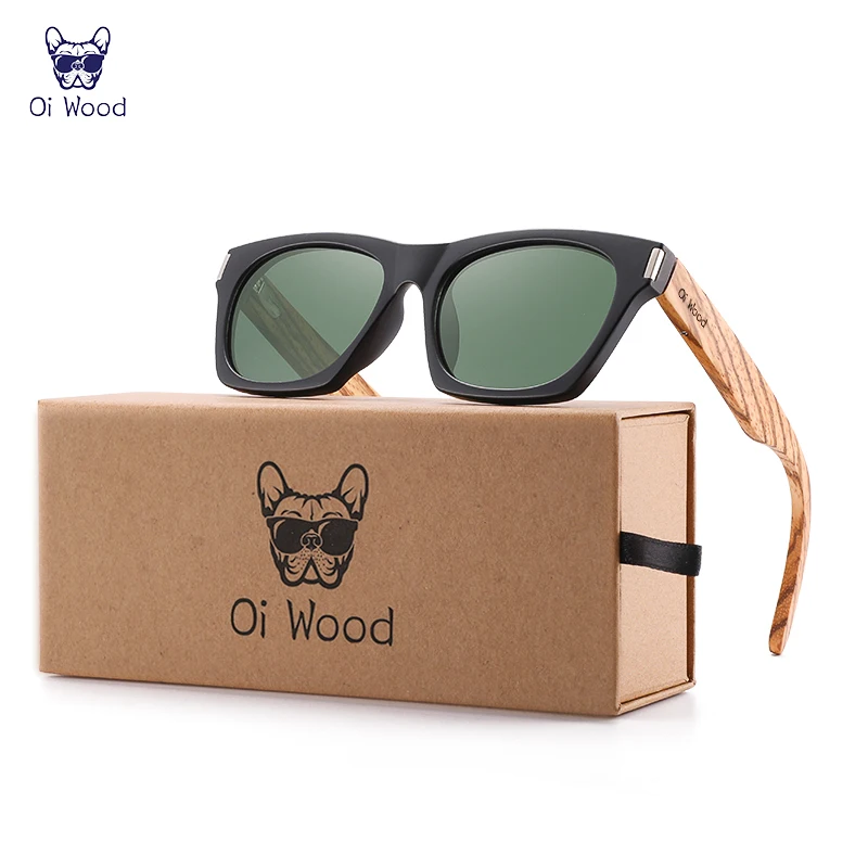 Oi Wood New Zebra Drewniane nogi Spolaryzowane okulary przeciwsłoneczne Okulary przeciwsłoneczne do jazdy dla mężczyzn i kobiet