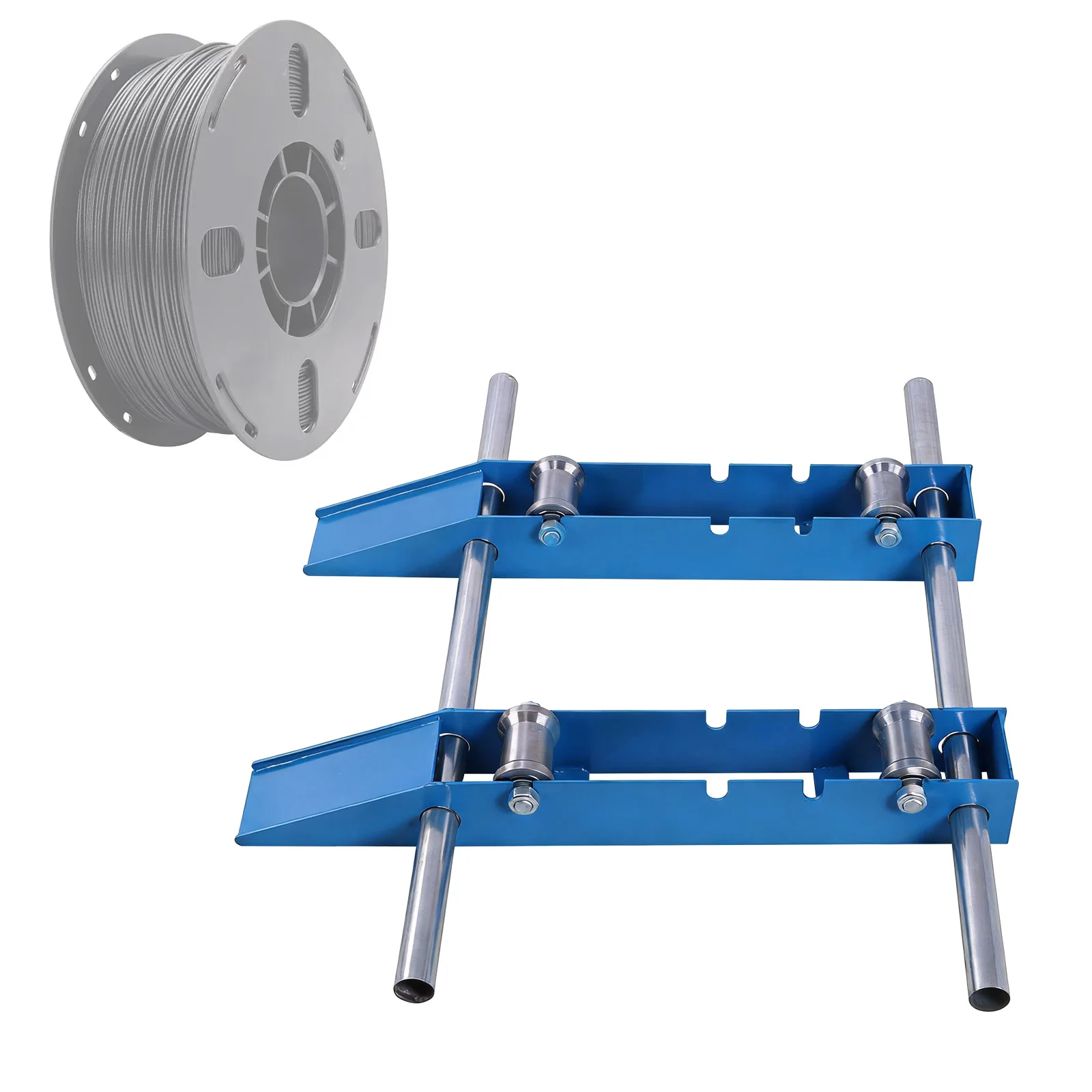 

Промышленный диспенсер для стальной проволоки с регулируемыми колесами, сверхмощный диспенсер для кабельных катушек, для проволоки диаметром 11.8-47.2 дюйма