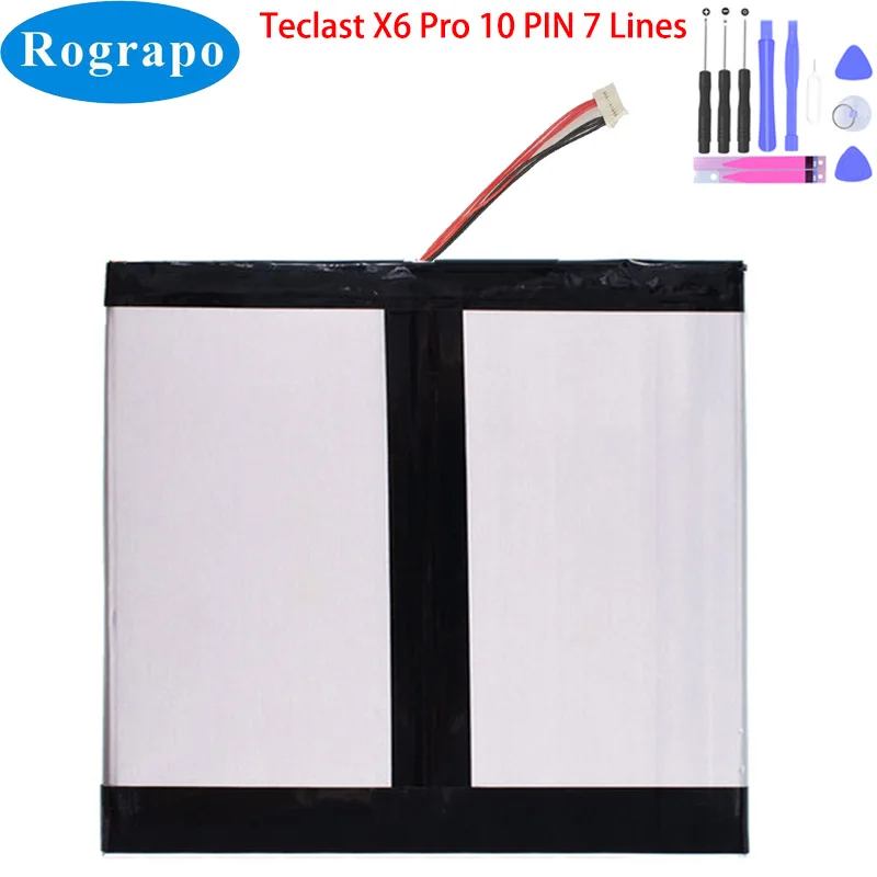 

New 7.6V 6000mAh Teclast X6 Pro X6Pro Laptop Tablet PC Battery H-28150170P 28168148 Notebook 7 Wire Plug Free Tools