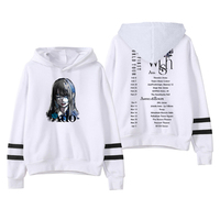 Ado Wish Tour Hoodie Singer Merch Pocketless Parallel Bars Sleeve Streetwear Men Women Hooded Sweatshirt Fashion Clothes