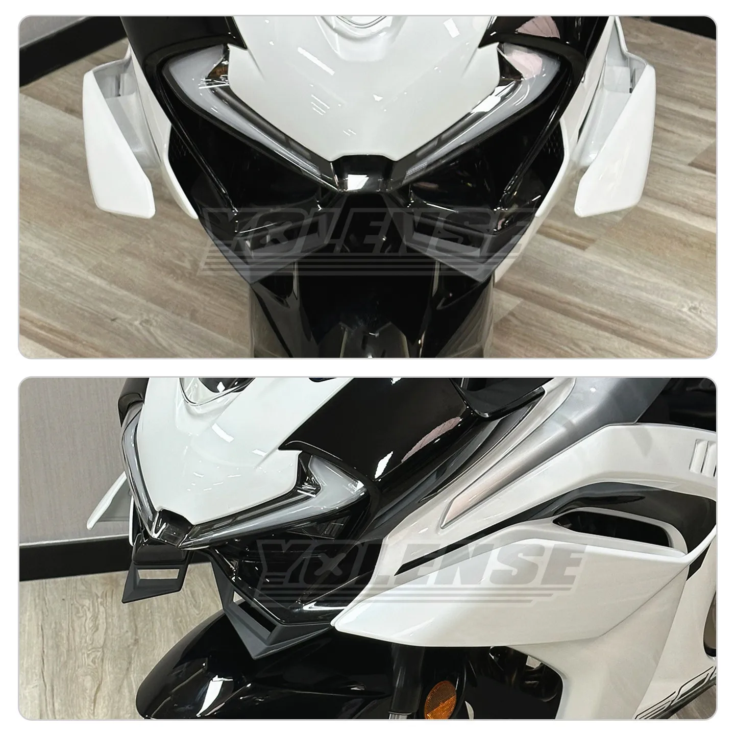 Motorcycle Front Fairing Winglets Aerodynamic Wing Shell Cover Protection Guards Fit For CFMOTO 500SR 500 SR 2025 2026