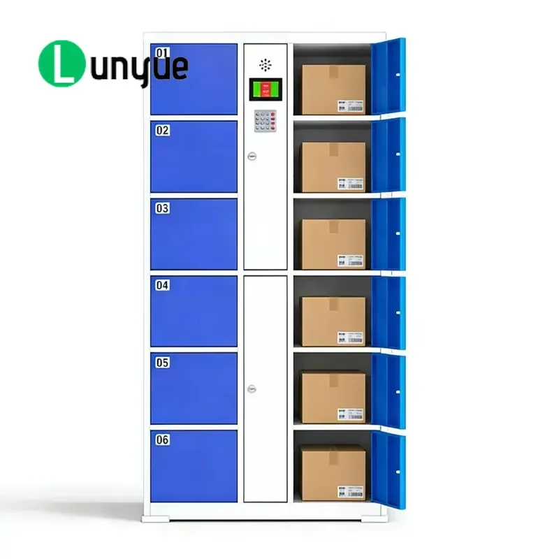 12 Compartment Smart Metal Locker with Combination Lock for Supermarket Luggage Parcel Delivery Storage Cabinet Durable
