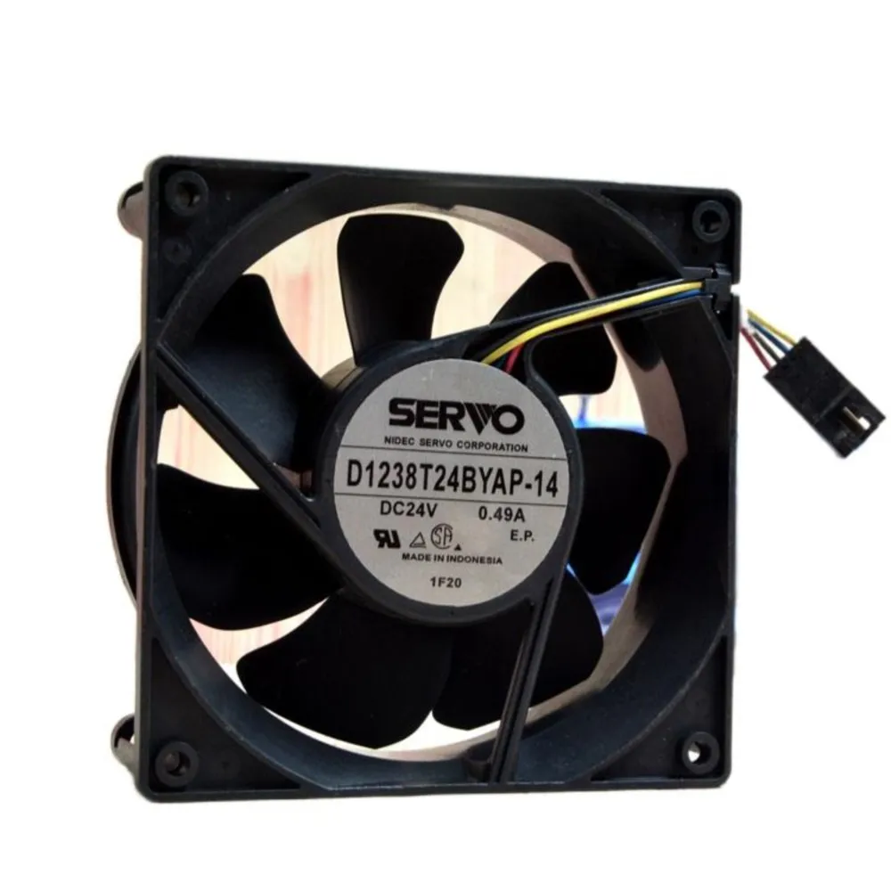 for Servo D1238T24BYAP-14 12CM 24V 0.49a 12038 Cooling Fan