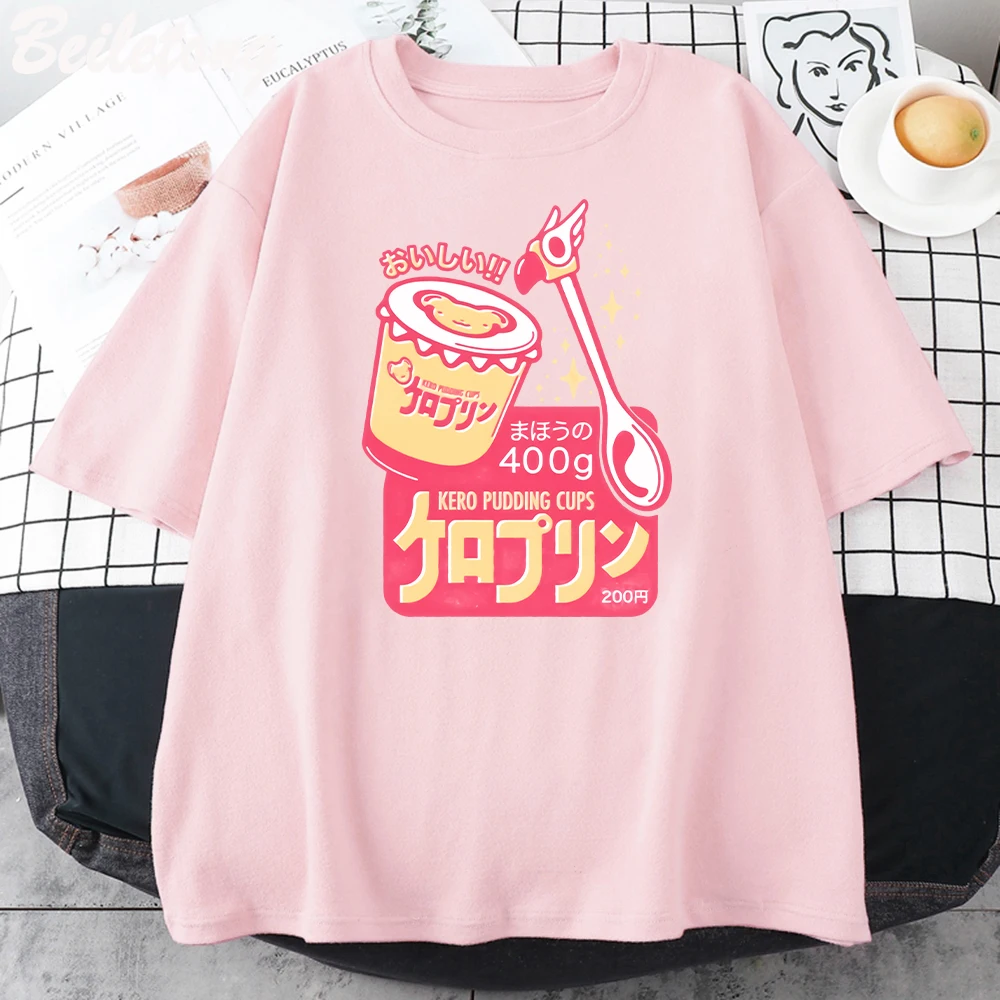 Harajuku High Street Anime giapponese stampa magliette da donna estate Casual allentato Oversize o-collo manica corta top Tees Unisex