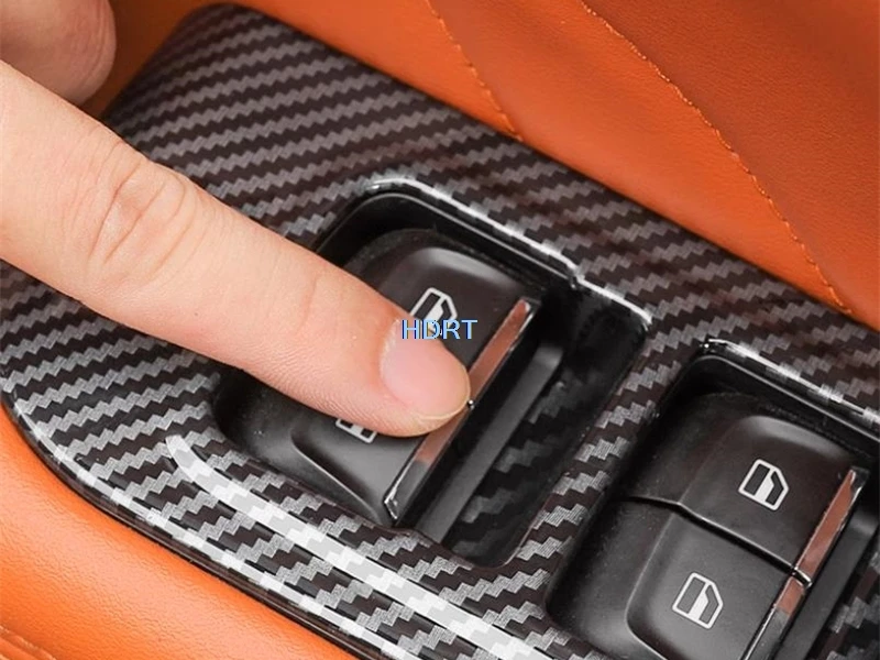 Car Styling Gear Shift Frame Window Control Panel Air Vent Outlet Cover Carbon Fibre Interior For Great Wall GWM Haval H9 2024 +