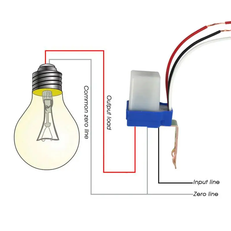 Street Lamps Versatile Light Switch Energy-saving Innovative Automatic On/off Time-saving Photocell Street Lighting Intelligent