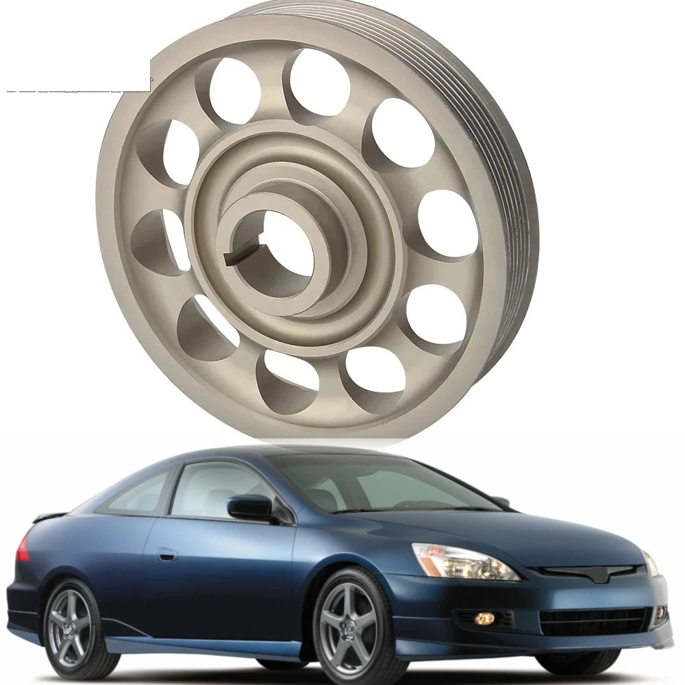 Crank Shaft Pulley Crankshaft Light Weight Aluminum For Honda CIVIC ACCORD INTEGRA RSX TSX Hatchback 2.0 2.4 Wear Parts