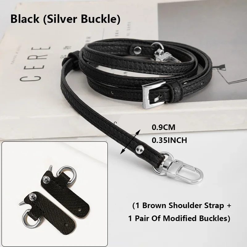 NONE Leather Replacement Shoulder Strap Brown 4