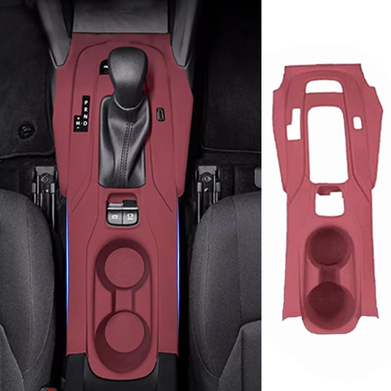 Silicone Cup Coaster for Corolla Cross & Frontlander - Anti-Slip Console Mat, Waterproof Car Interior Accessory
