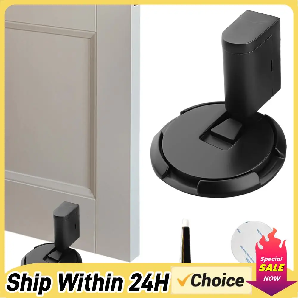 

Мощный механический напольный дверной стопор без сверления, бесшумный, для фиксации двери в открытом положении