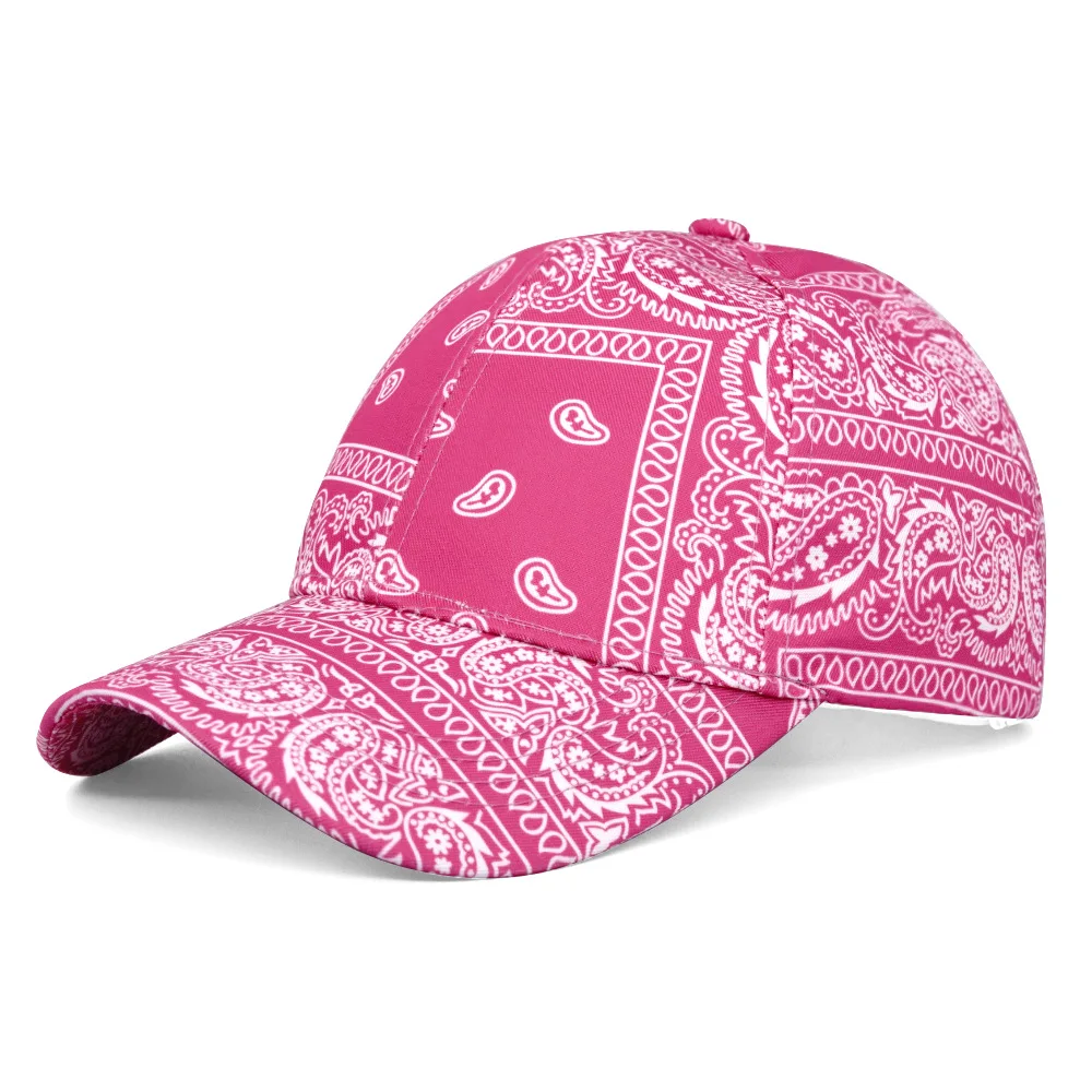 Retro Paisley Print Baseball Caps Women Men Summer Outdoor Sunshade Sun Hats Anti-Sun Snapback Fashion Travel Beach Peaked Cap