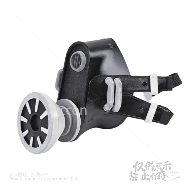 Anime Gachiakuta Cosplay Riyo Maske Kostüm Riyo Halloween Party Requisiten Zubehör Requisiten 3D Gedruckt Leder Maske Halloween Party