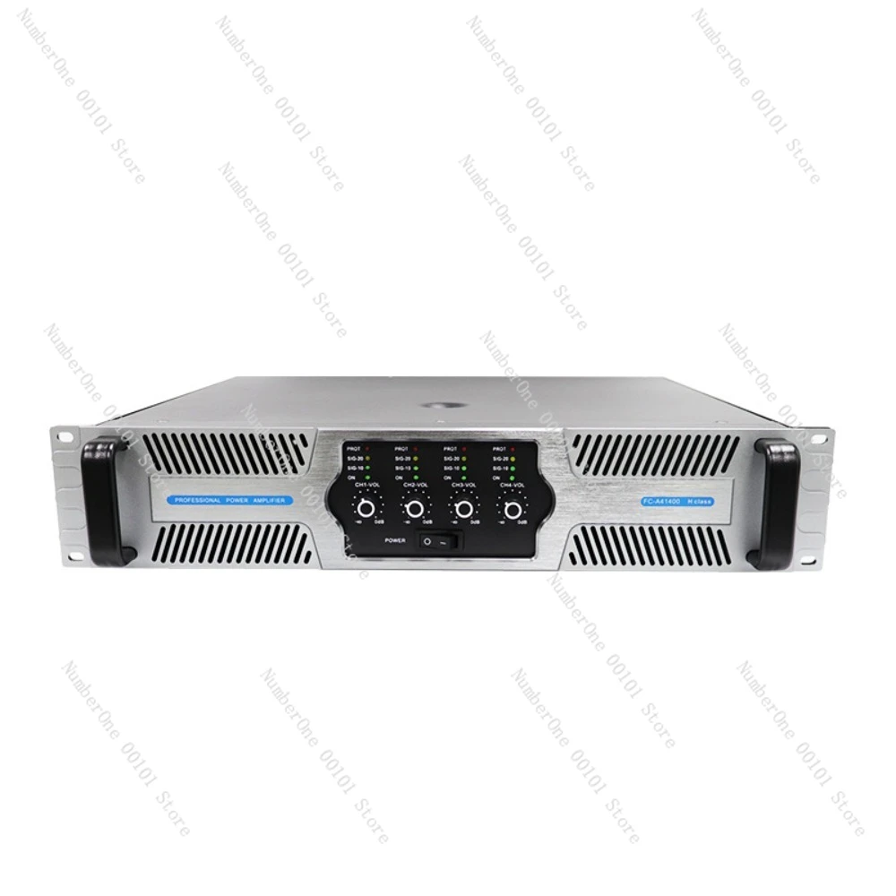Pure digital power amplifier, 4-channel amplifier for stage performances