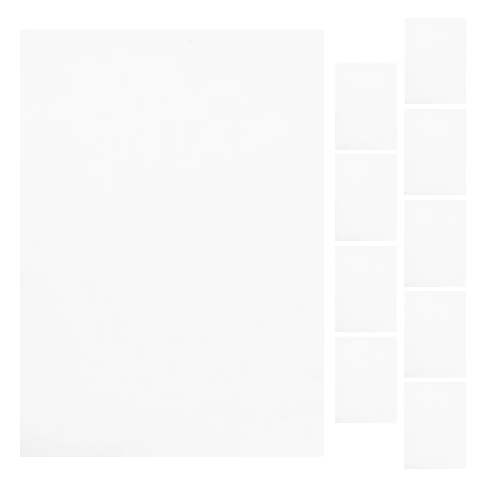 

10Pcs Three-Dimensional Drawing Board PVC Template High Temperature Tracing Mat Ideal for DIY Painting Drawing Pen Tools