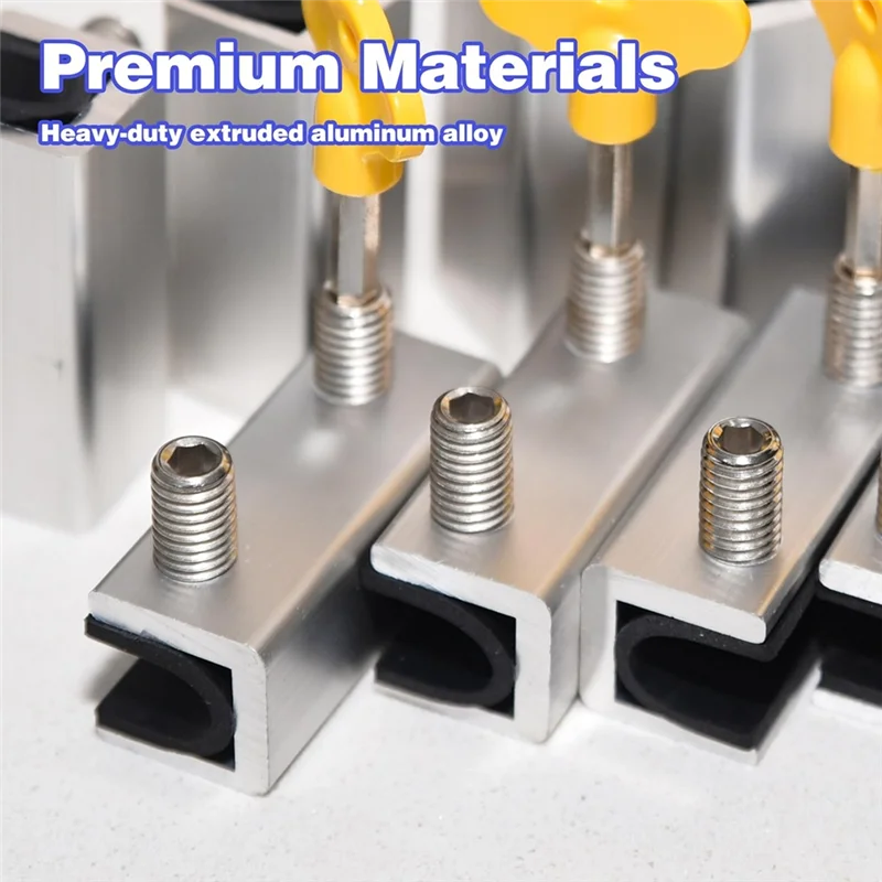 AB15-Adjustable Sliding Window Lock Set-10 Pieces Includes Keys-For Vertical& Horizontal Windows/Doors, Home Office Patio Bedroo