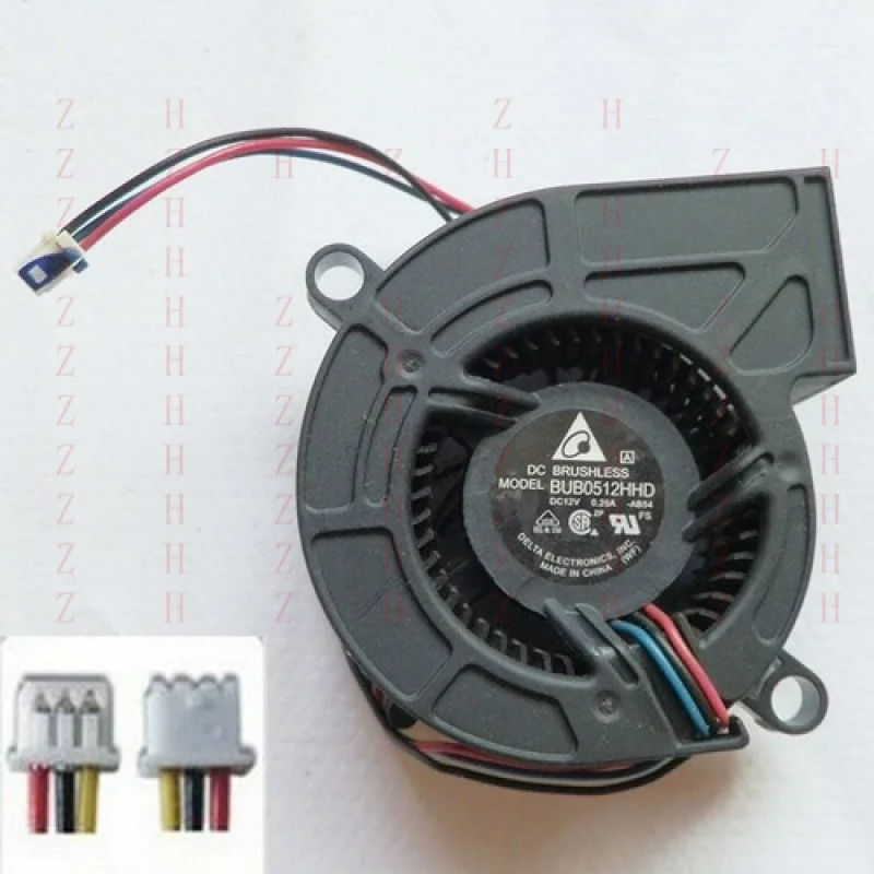

XXZ FOR DELTA BUB0512HHD 5015 DC 12V 0.26A 3WIRE Blower projection turbine cooling fan