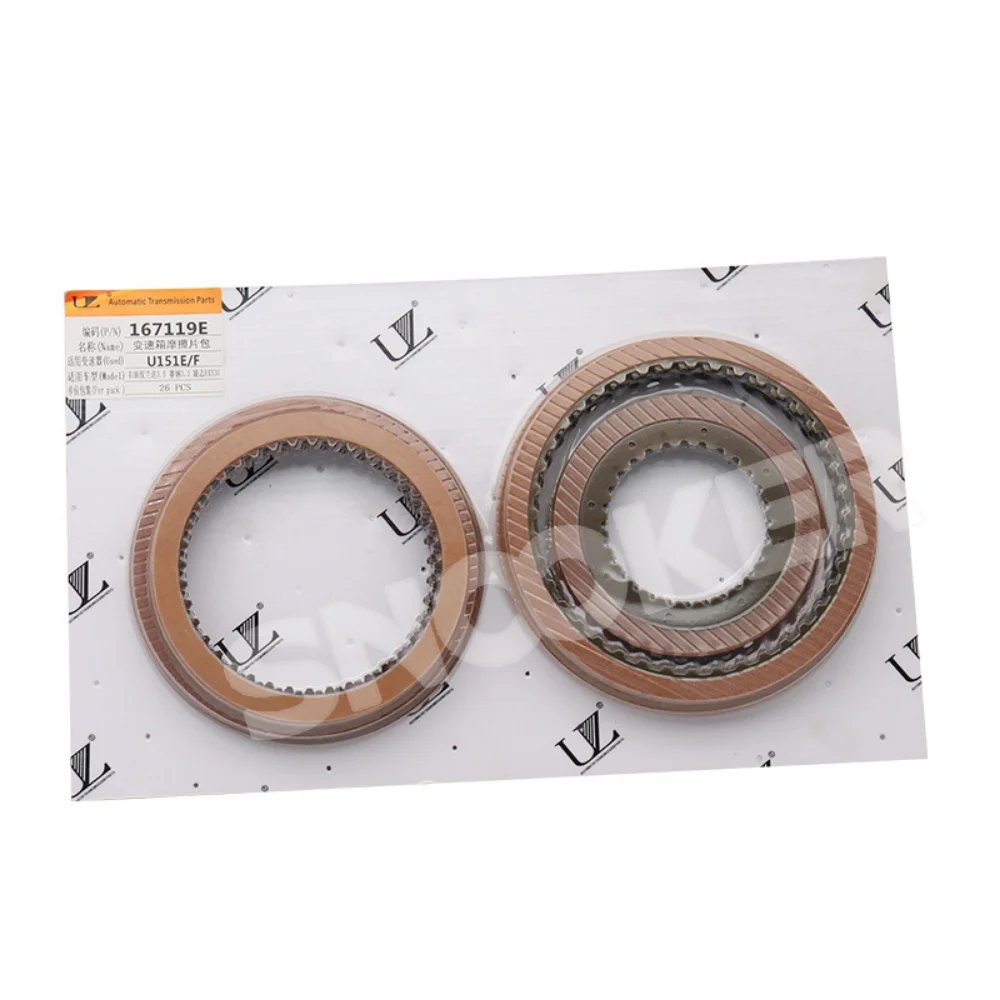 24 Pcs/set U241E gearbox clutch friction plate package for Toyota RAV4 Camry 2.0 2.4 Transmission friction plate