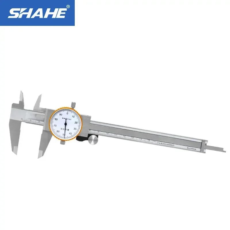 

SHAHE 150 mm/200 mm Double Shock Proof 0.01mm Precision Vernier Caliper Micrometer Dial Caliper Vernier Gauge