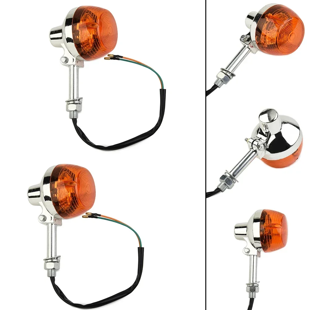 1pair Motorcycle Turn Signal Lights 150*91mm *Dimension: 150*91mm/5.9*3.6 Inch(W*L)(Approx.) Motorcycle Indicator Lights
