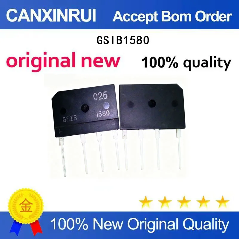 (5-100 Pieces) original GSIB1580 25A 800V induction cooker rectifier bridge flat bridge