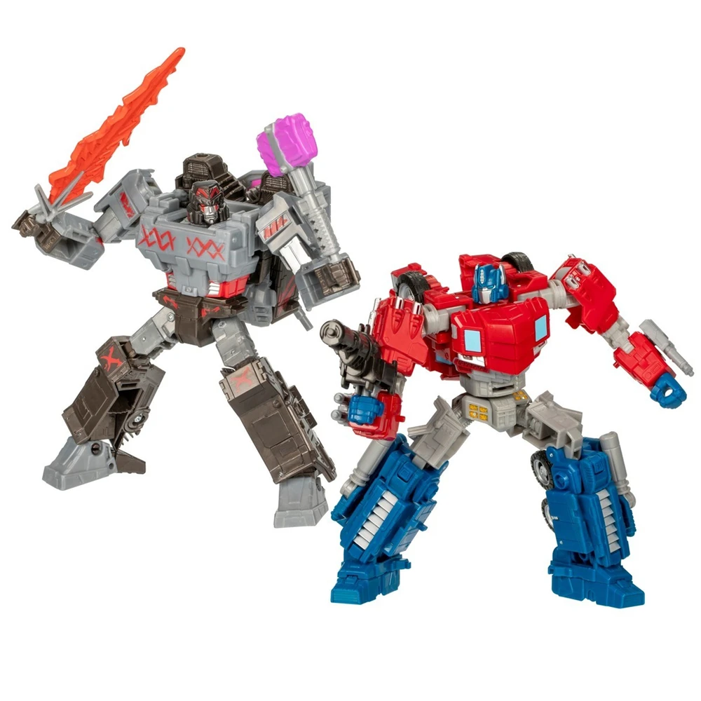 Takara tomy transformadores brinquedos legado unido orien pax & megatron fraturado amizade 2 pacote figura de ação sdcc 2024 exclusivo