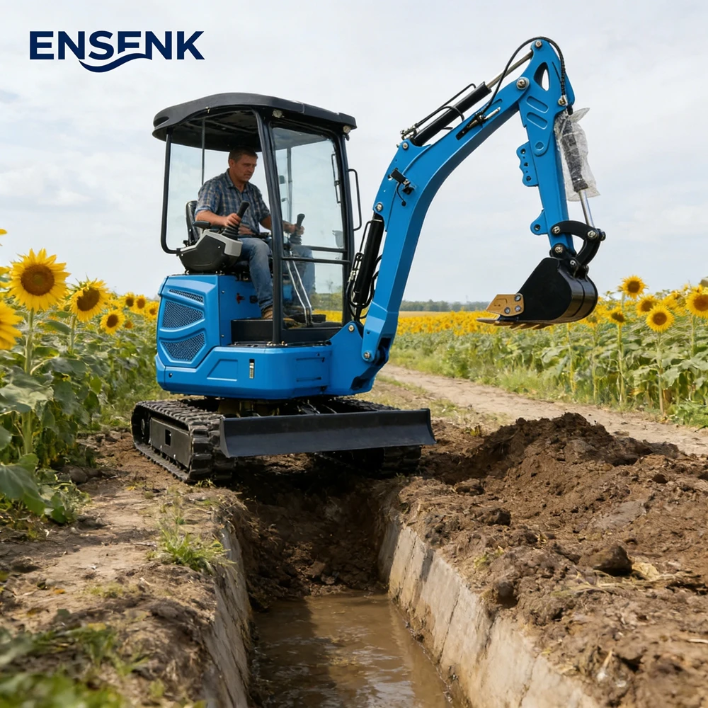 

Мини-экскаватор 1.0 тонны с дизельным двигателем, строительная техника, экскаваторы 1.7 тонны, 2.5 тонны, Европа, EPA Euro 5, CE, прямые продажи от производителя