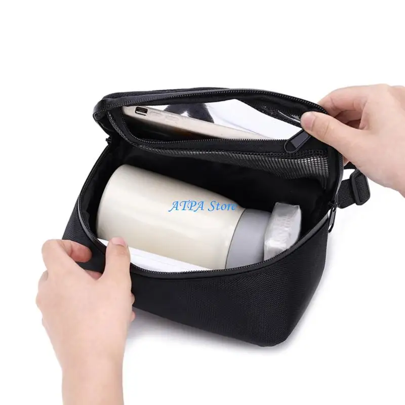 U13C Motorcycle Headbag Front Fork Head Storage Bag Phone Navigation Pocket Traveling