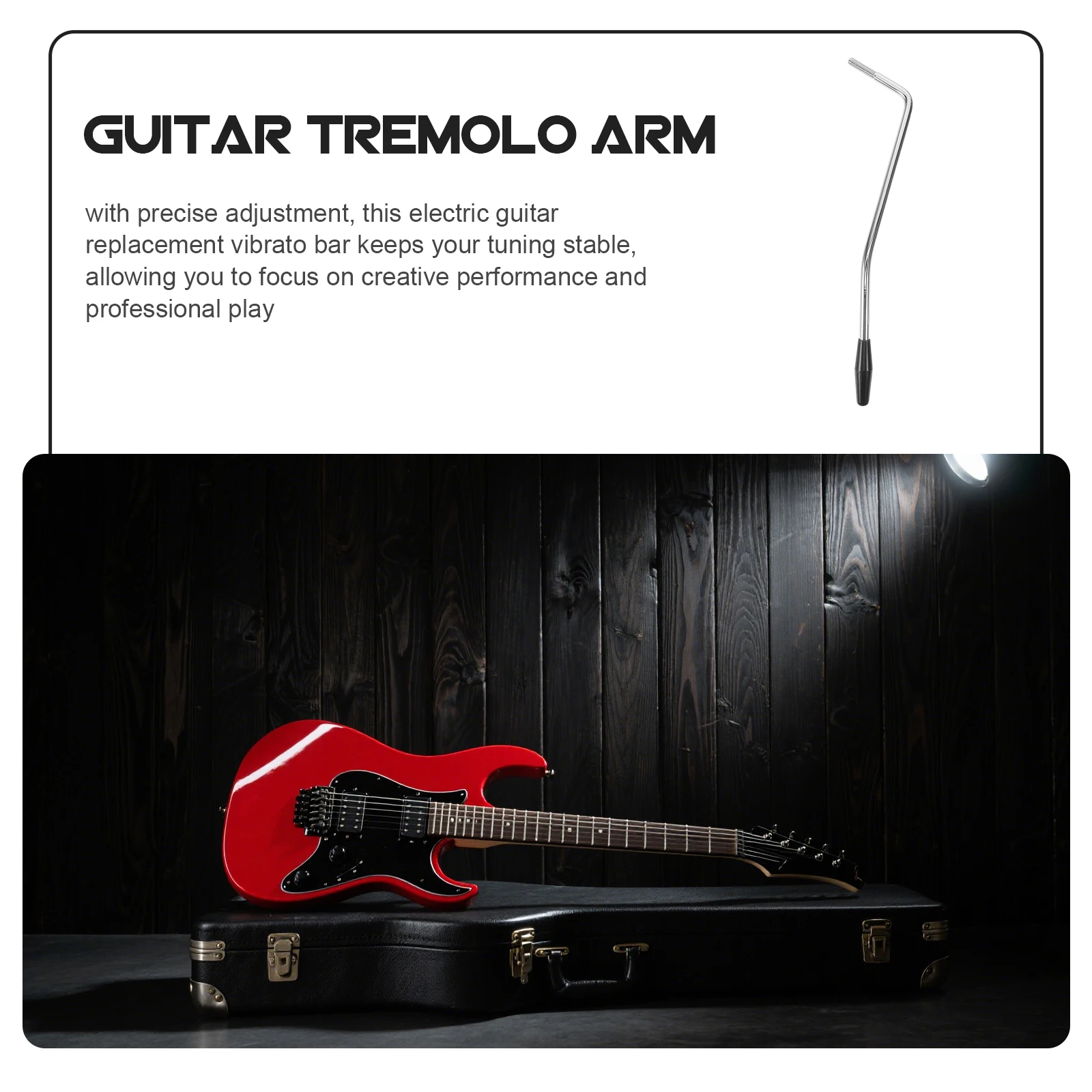 2 قطعة ملحقات الغيتار الكهربائي ذراع اهتزاز معدني M5 M6 موضوع استبدال شريط الضربة لضبط مستقرة ذراع الاهتزاز المتين #2