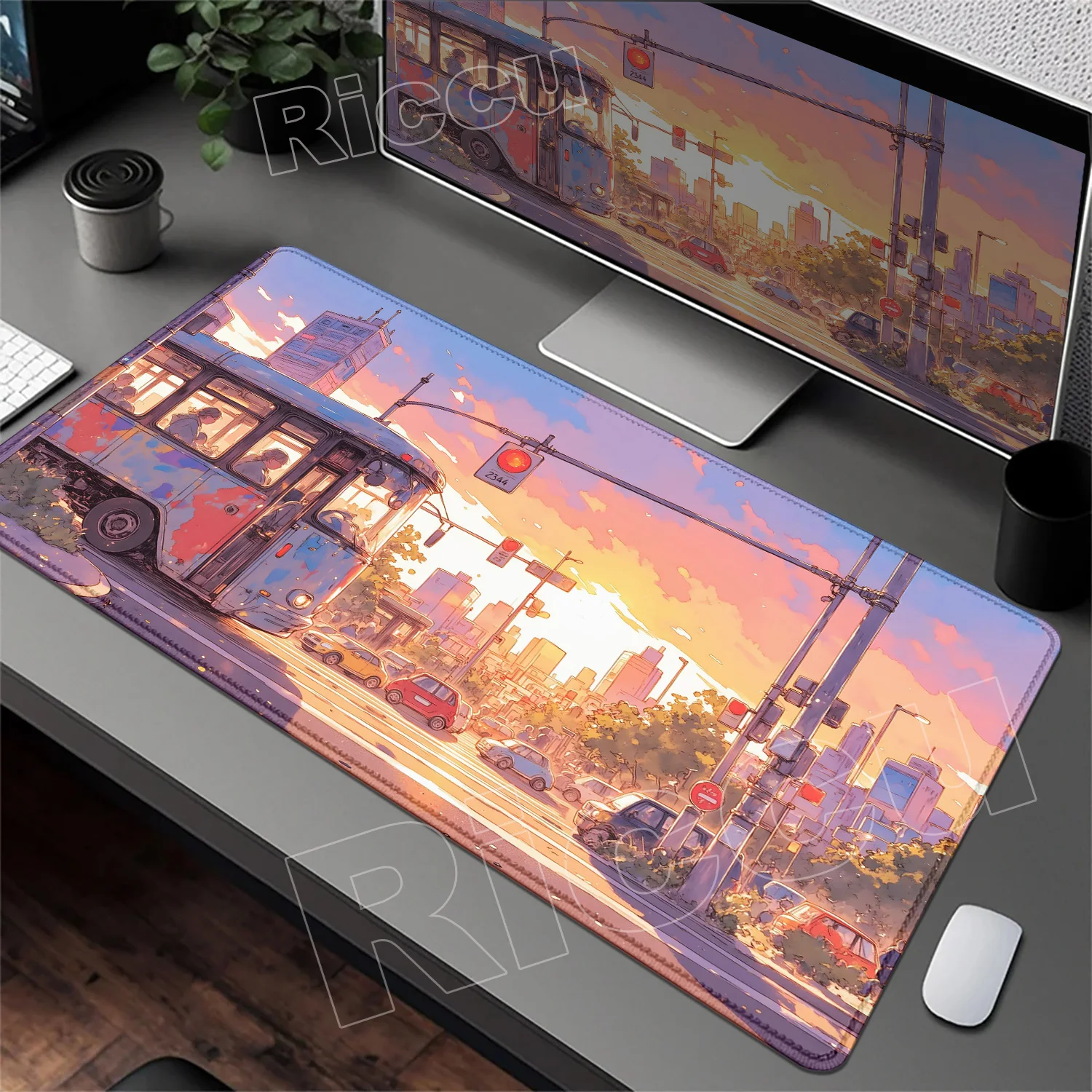 

Stunning Serene Anime Nature Scenery Mouse Pad HD Print Non-slip Rubber Game Office Desk Mat Laptop Large XXL 900x400mm Mousepad