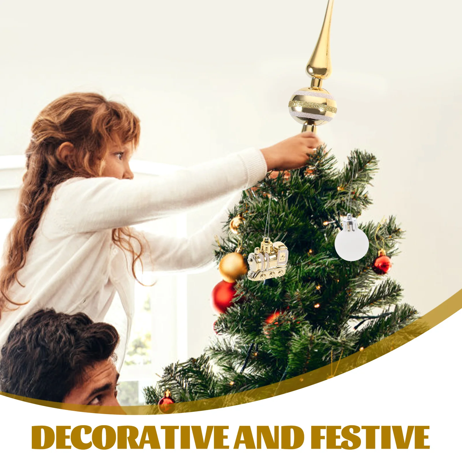 

Christmas Ornaments Xmas Tree Hanging Decor Xmas Balls Decor Tree Topper Pendant Party Props Scene Layout Supplies