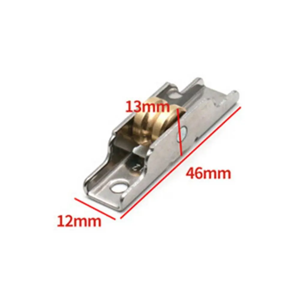 Upper Wheel Window Pulley Stainless Steel Sliding Door Window Rollers Furniture Hardware Pulleys Wheel Glass